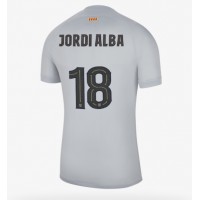 Fotbalové Dres Barcelona Jordi Alba #18 Alternativní 2022-23 Krátký Rukáv